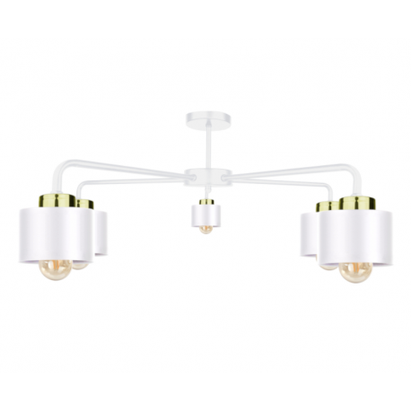 Simply White/Gold lampa wisząca 2389 Keter Lighting