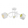 Simply White/Gold lampa wisząca 2385 Keter Lighting