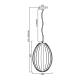 Braga Smoked lampa wisząca ML0351 Eko-Light