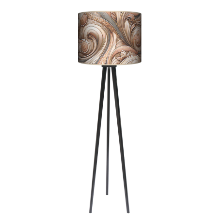 Soffio Dorato lampa podłogowa trójnóg Fotolampy