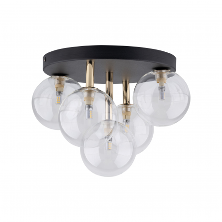 Nilos Black/Gold plafon 758 TK Lighting