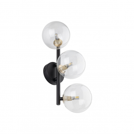 Nilos Black/Gold kinkiet 10312 TK Lighting