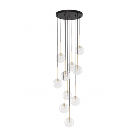 Nilos Black/Gold lampa wisząca 5944 TK Lighting