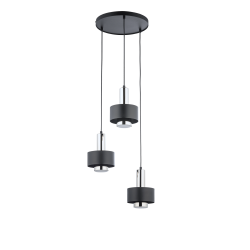 Rif LUX lampa wisząca czarny /srebrny 40717 Sigma