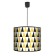 Fotolampa Black and yellow - lampa wisząca duża
