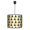 Black and yellow lampa wisząca duża Fotolampy